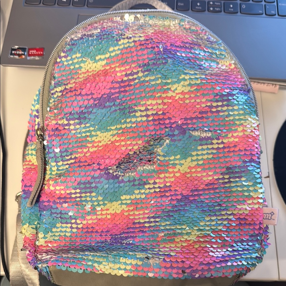Colorful Sequin Backpack